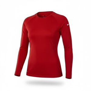 Nike Women's Crimson Long Sleeve Tee